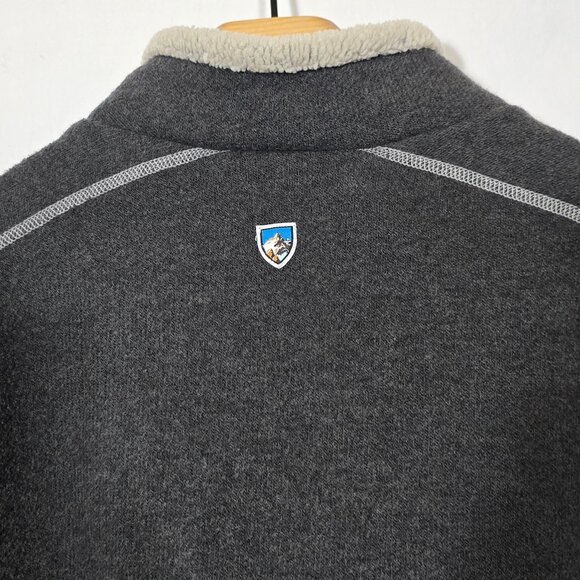 Kuhl Alfpaca Fleece 1/4 Zip Sweater -Gray - Size L* - Picture 6 of 6